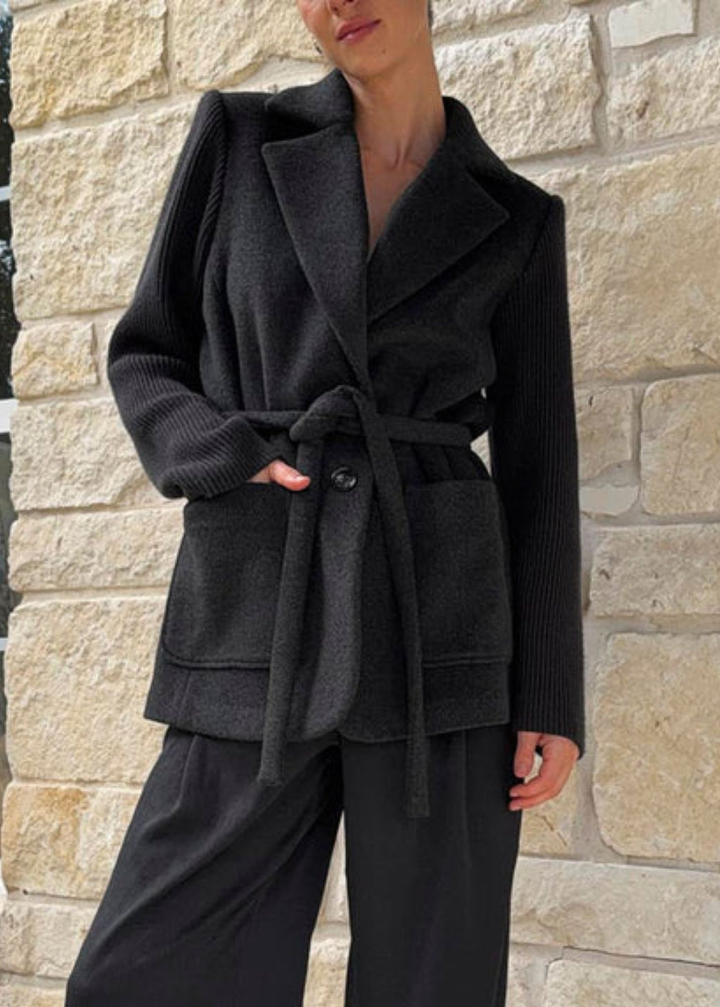 Hudson Belted Blazer