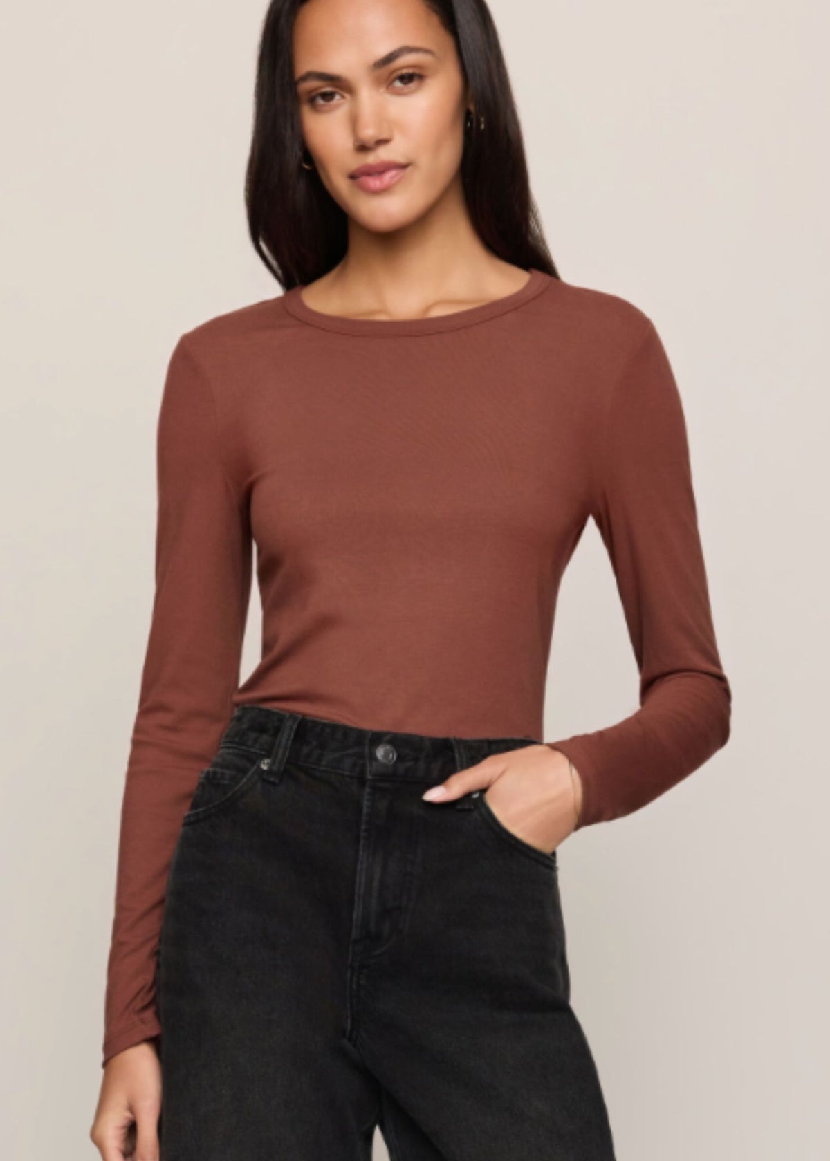 Second Skin Crew Long Sleeve Tee
