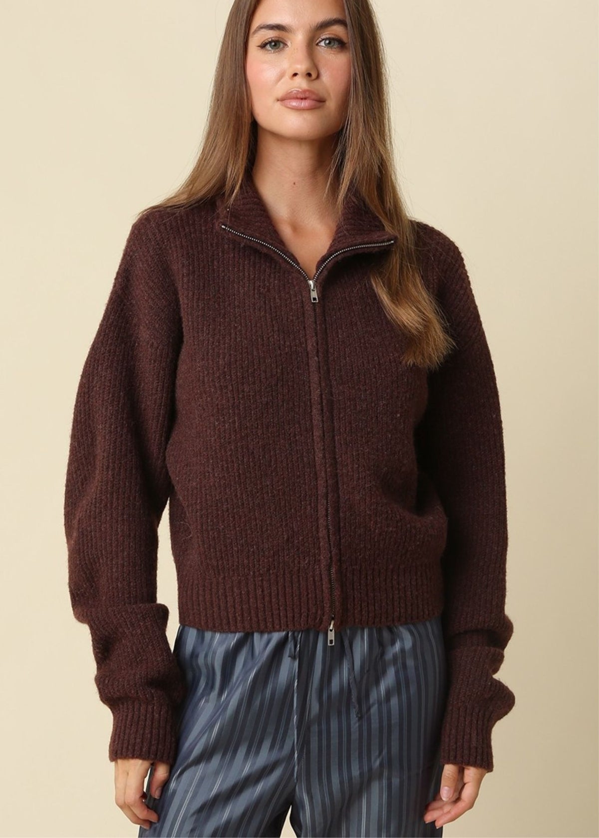 Halen Zip Up Sweater