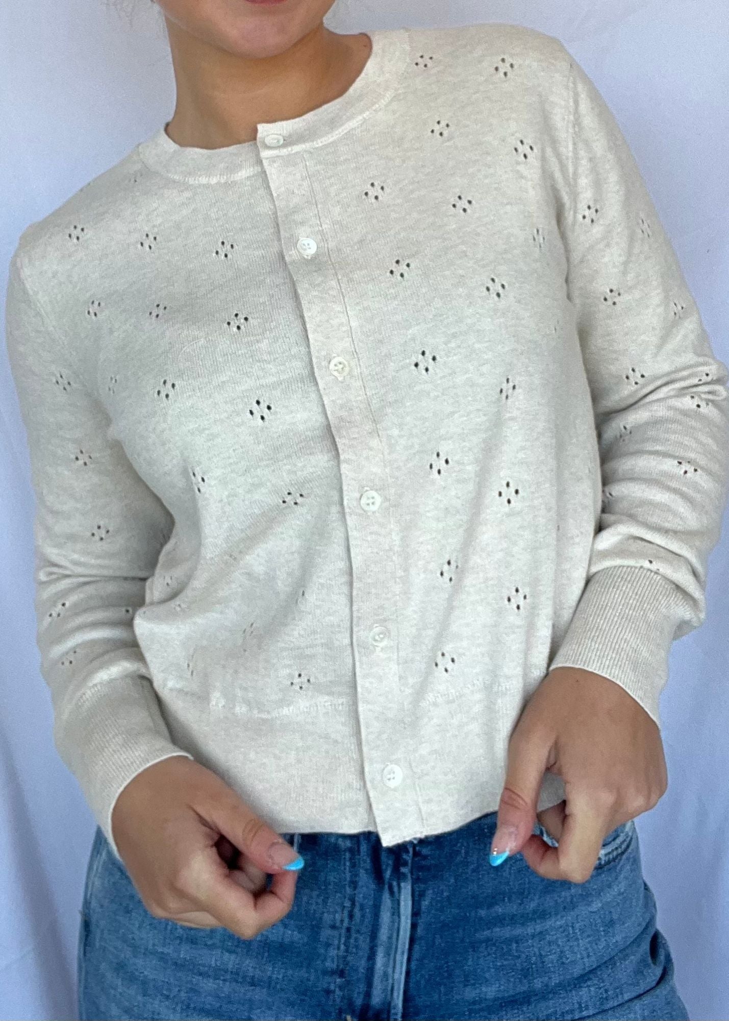 Piper Pointelle Cardigan