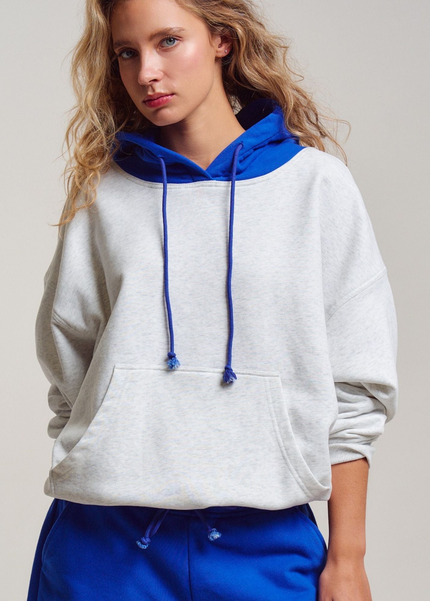 Colorblock Hood Campus Hoodie - Clothes Horse