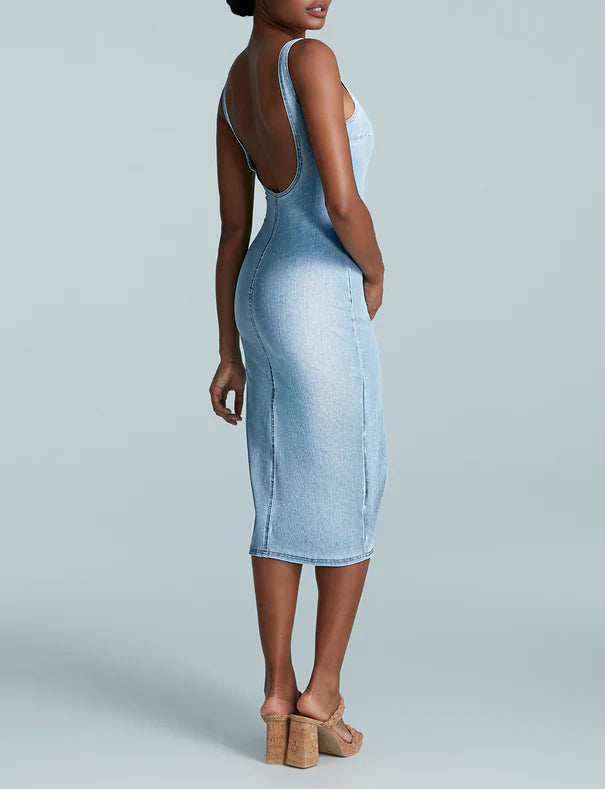 Denim Midi Dress