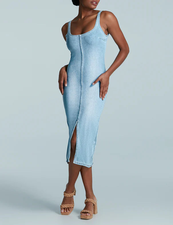 Denim Midi Dress