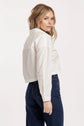 Arianna Cropped Front Tie Shirt