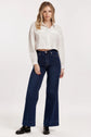 Arianna Cropped Front Tie Shirt