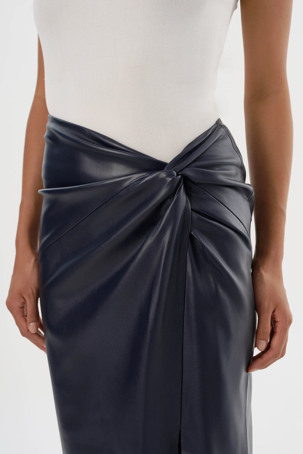 Eileen | Faux Leather Maxi Skirt