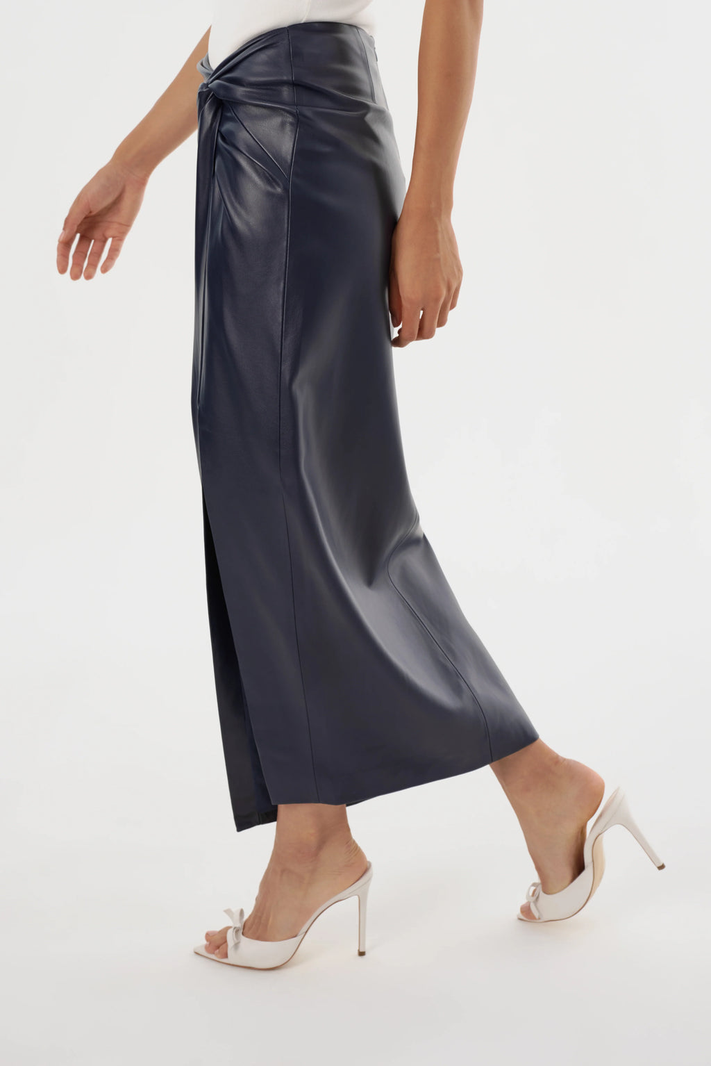 Eileen | Faux Leather Maxi Skirt