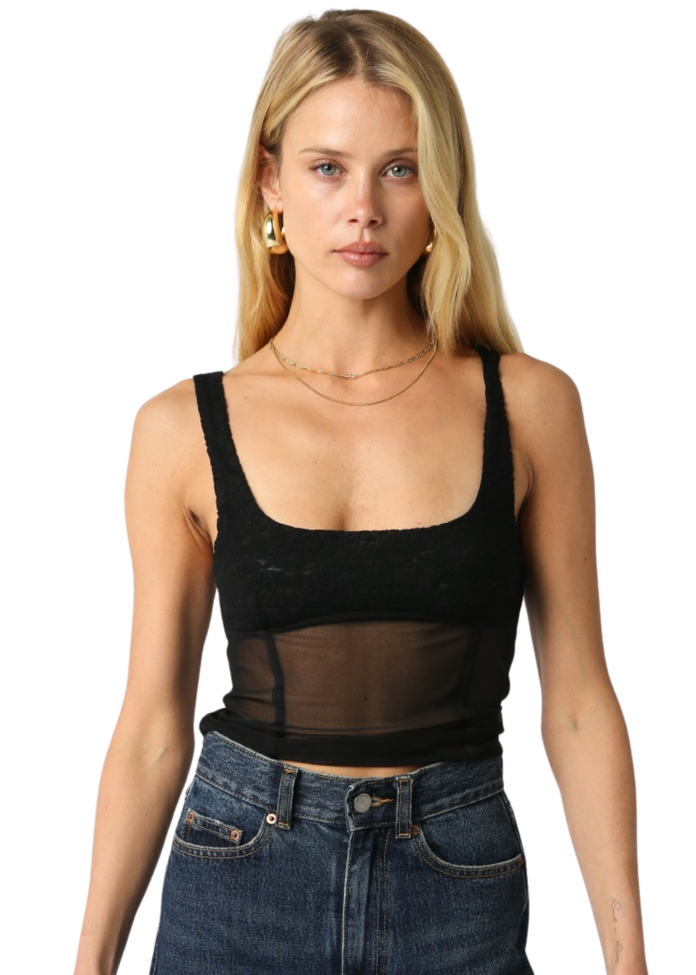 Alex Mesh Top