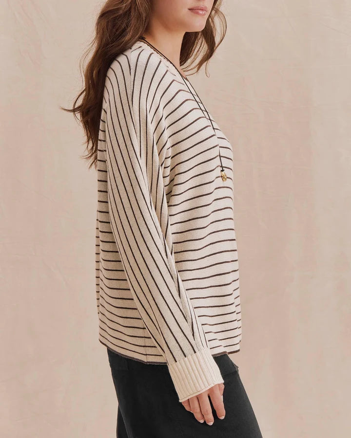 Georgie Stripe Pullover Sweater