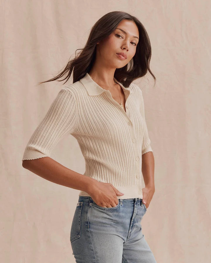 Georgie Pointelle Polo