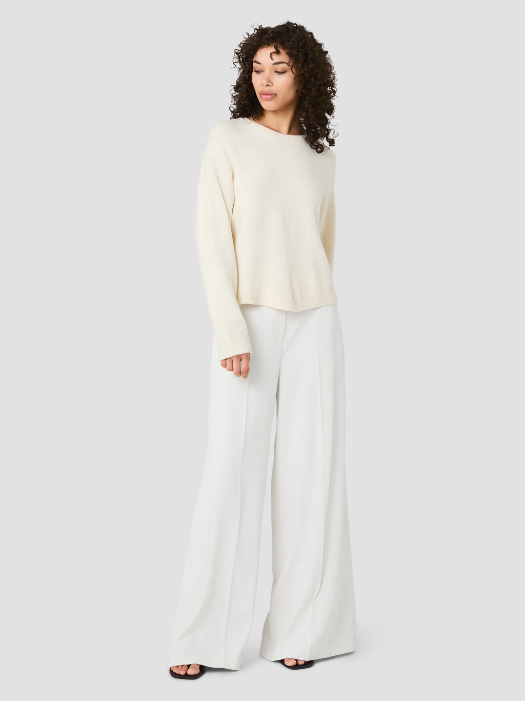 Babysoft Oversized Crew Neck Pullover Sweater