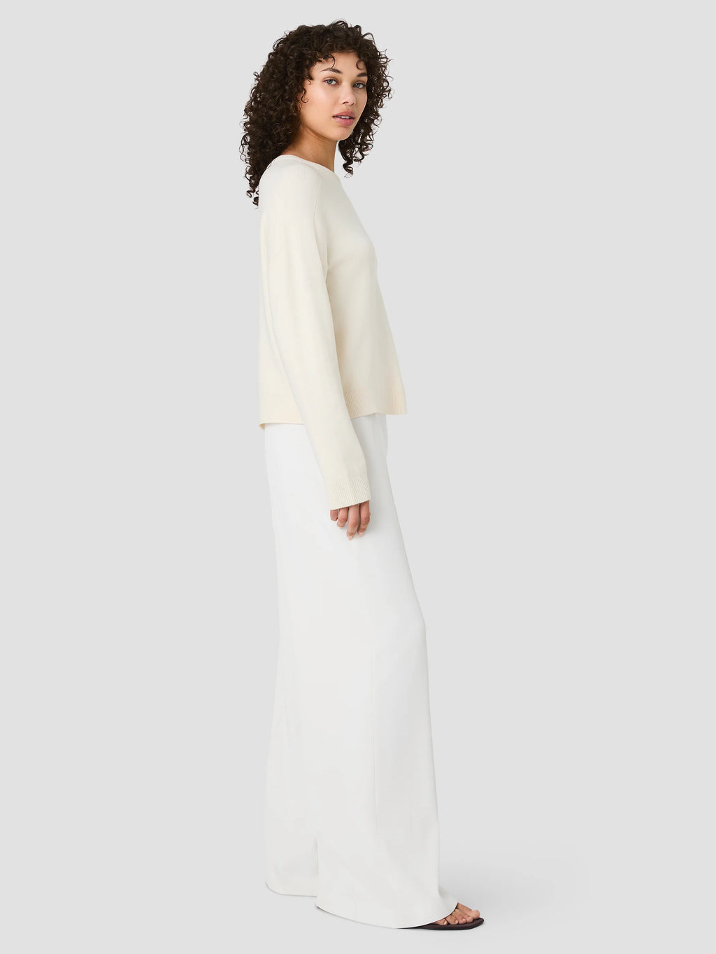 Babysoft Oversized Crew Neck Pullover Sweater