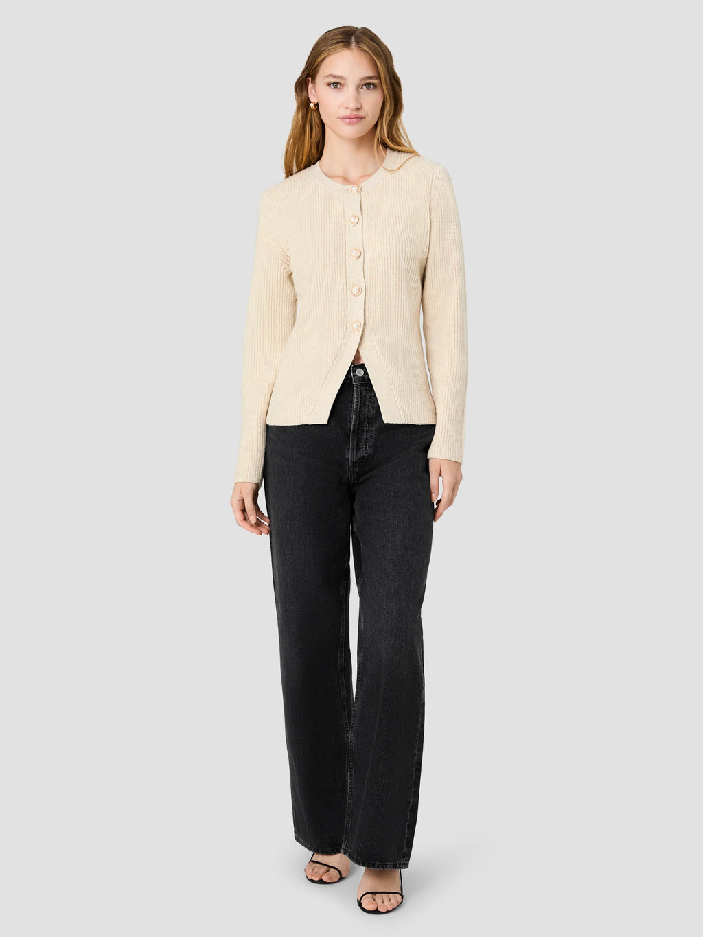 Marley Knit Button Front Top