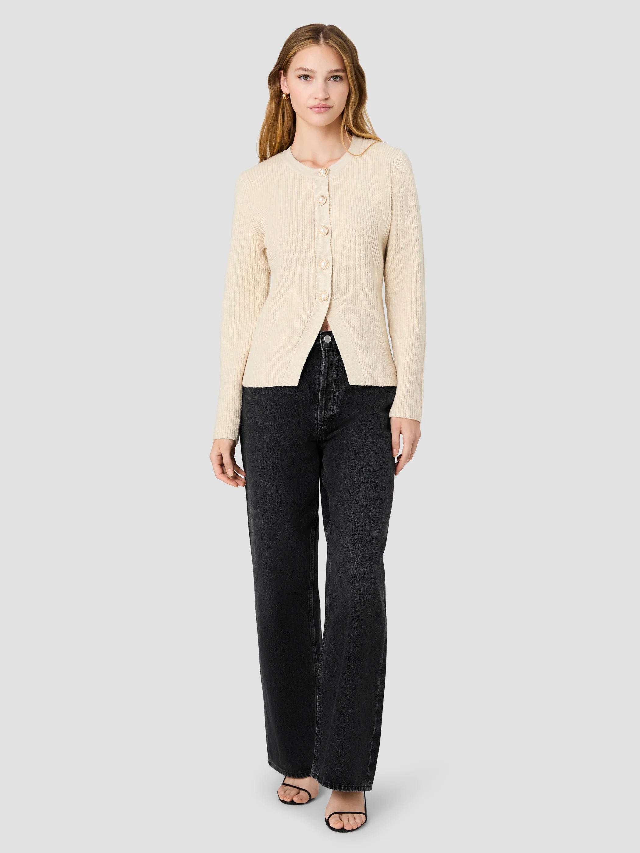 Marley Knit Button Front Top