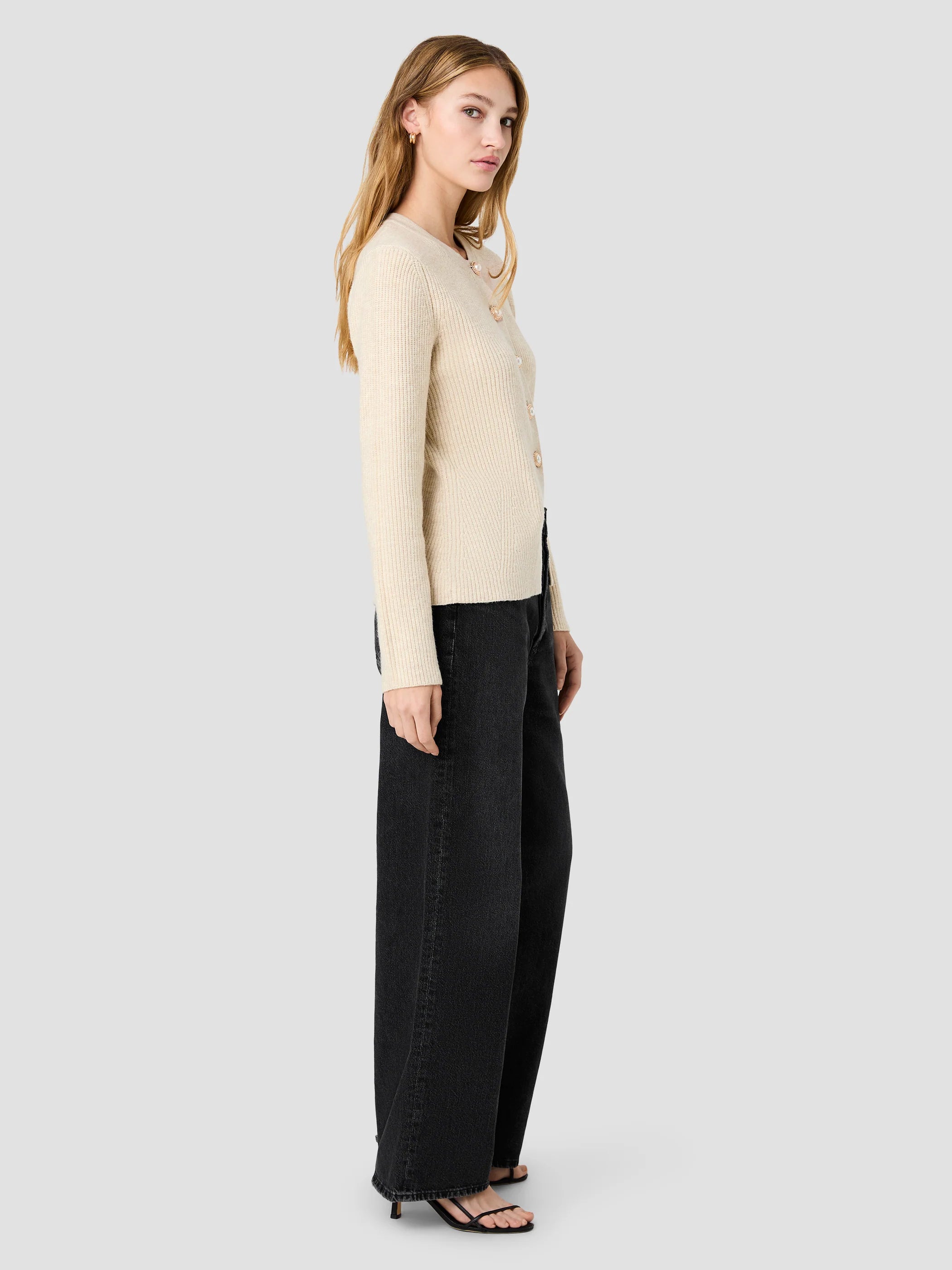 Marley Knit Button Front Top