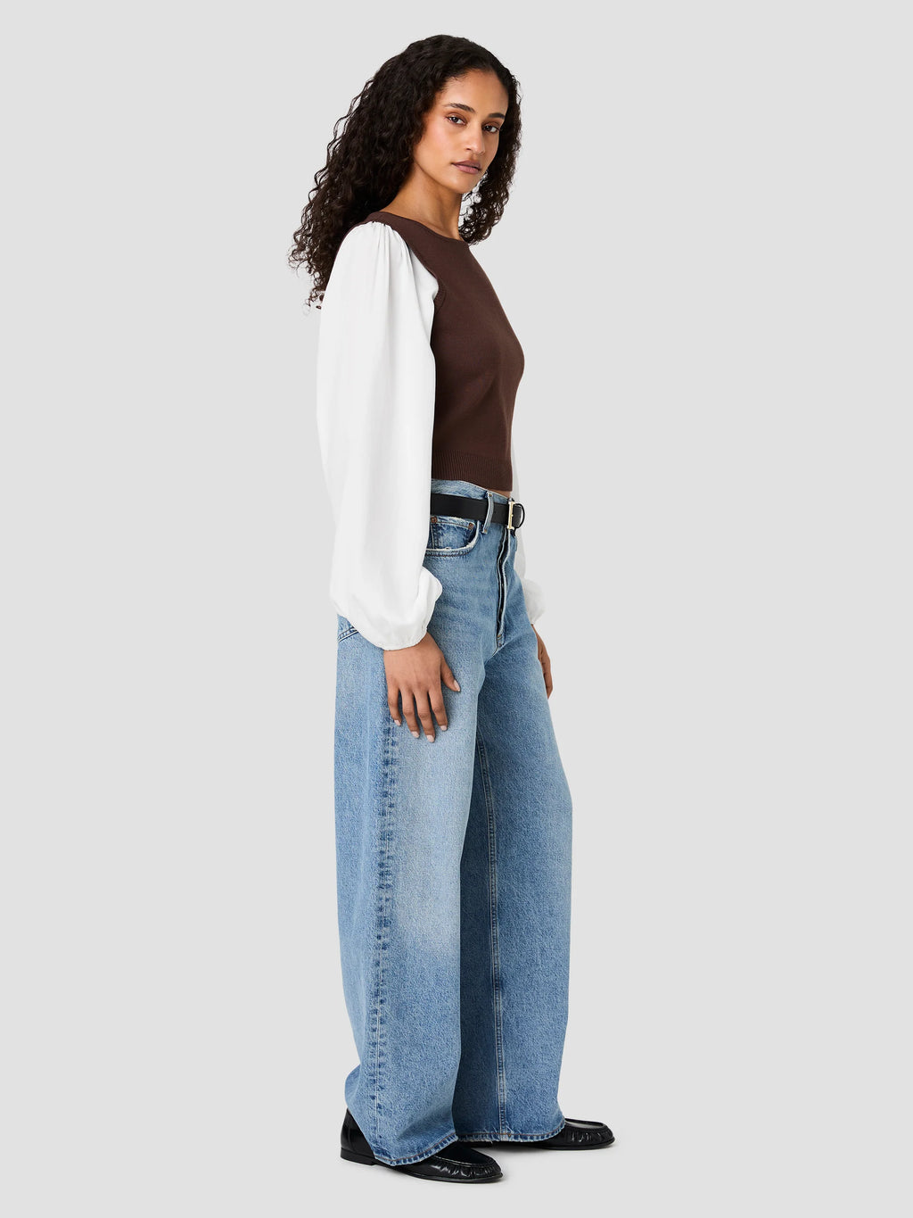 Maxine Knit Shirting Long Sleeve