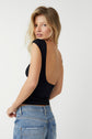 Low Back Seamless Tee