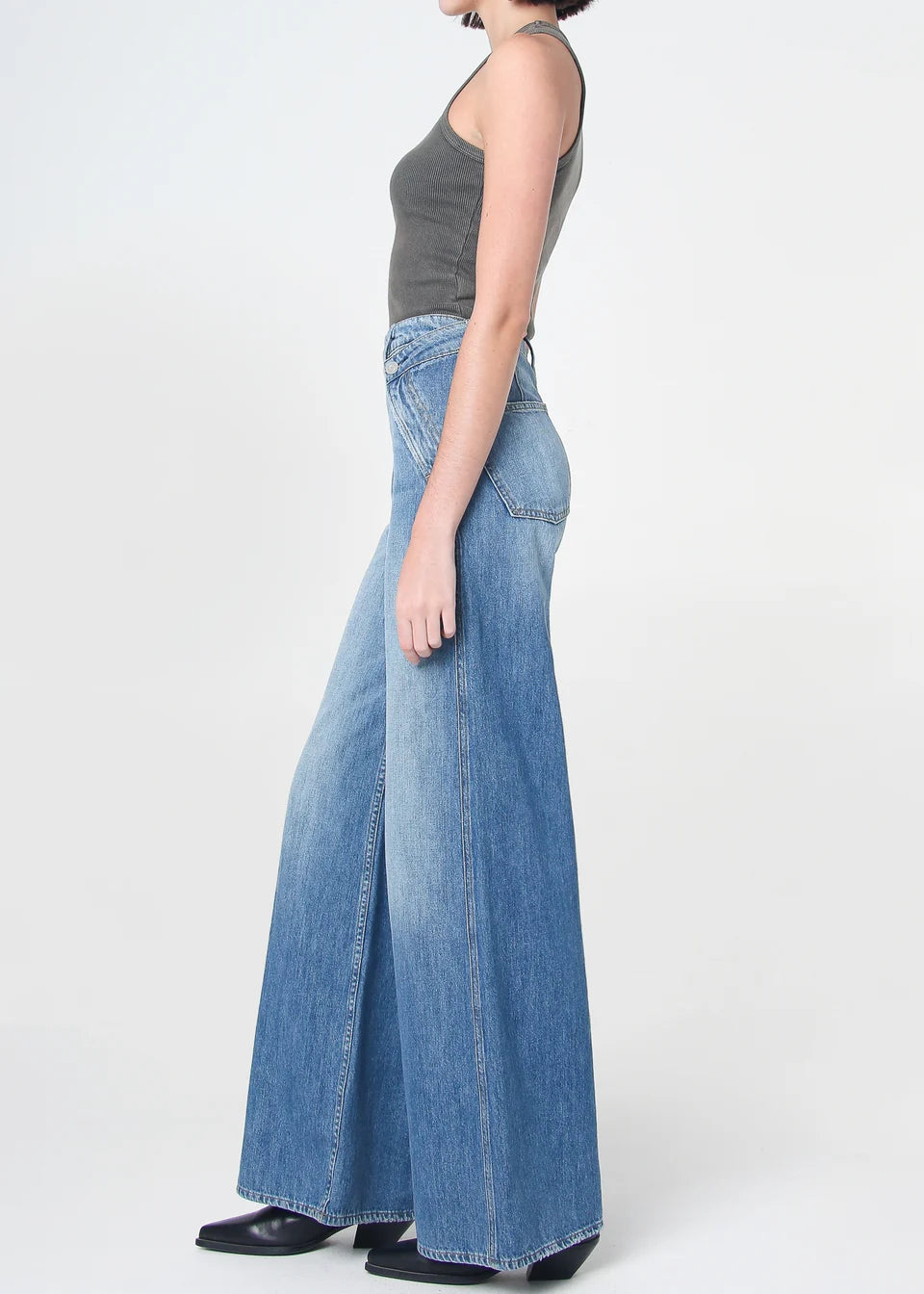 Dina High Waisted Wide