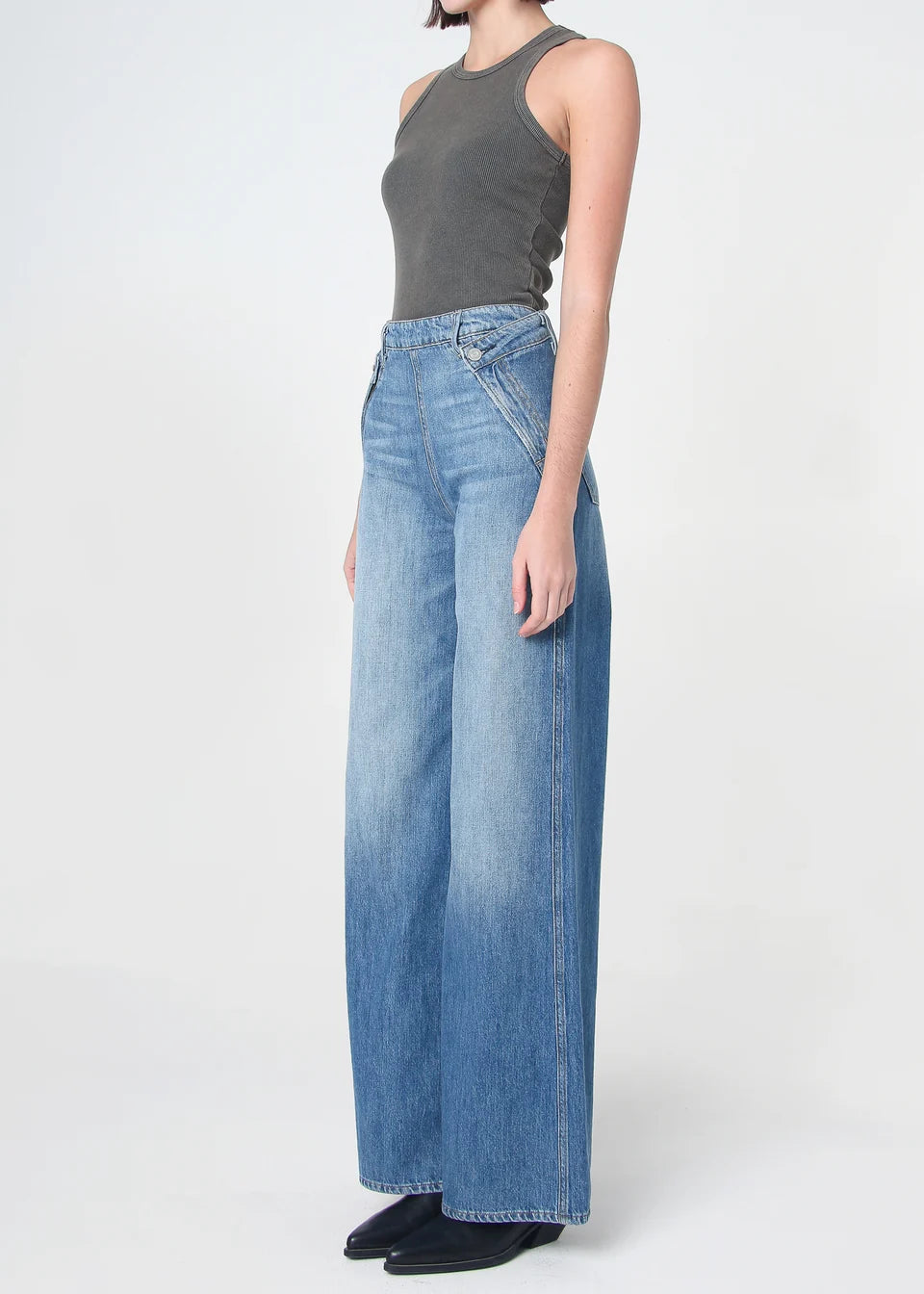 Dina High Waisted Wide