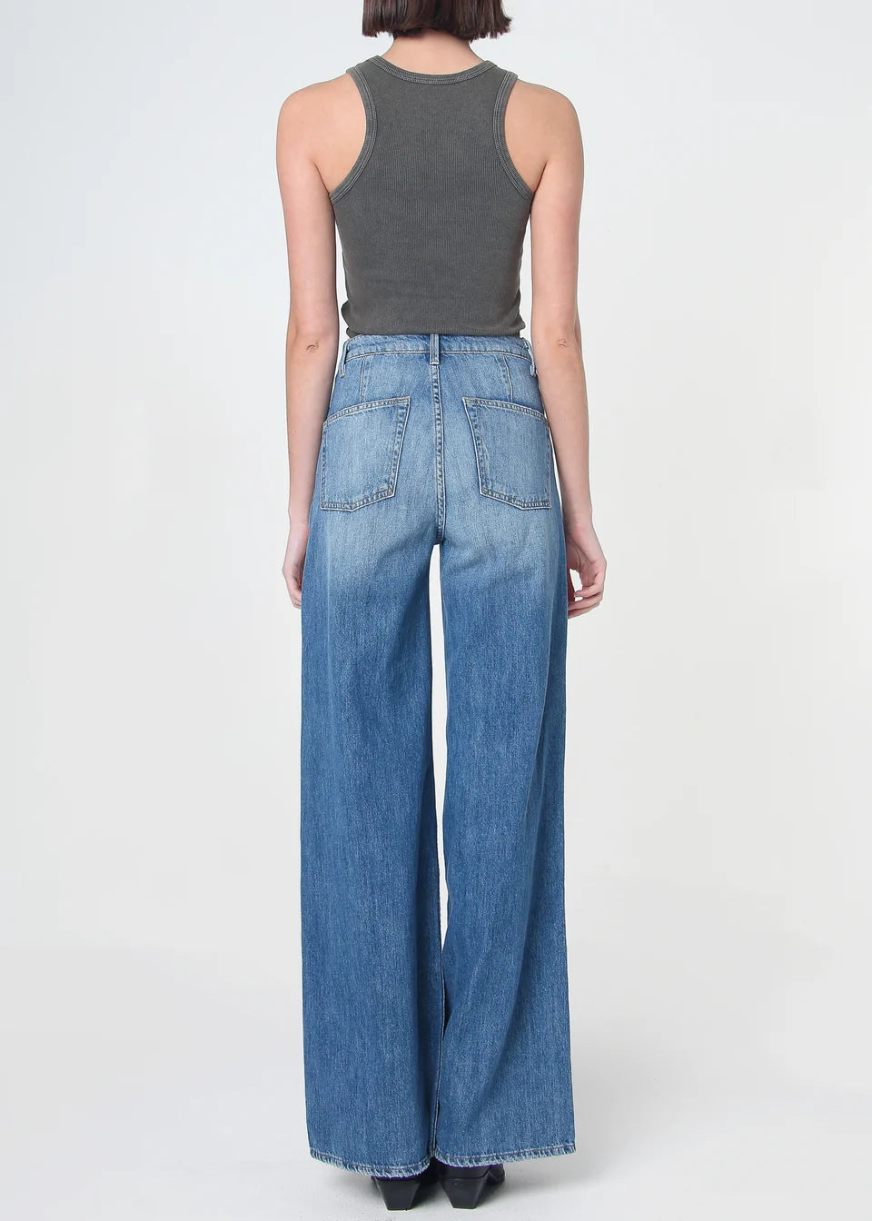 Dina High Waisted Wide