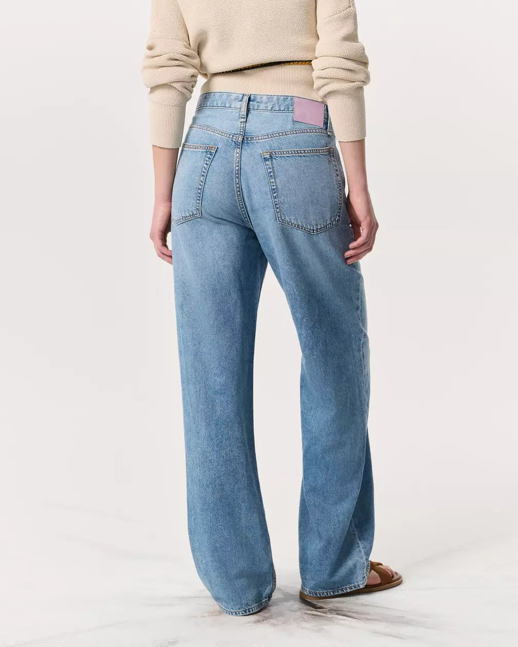 Featherweight Logan Wide-Leg Jean