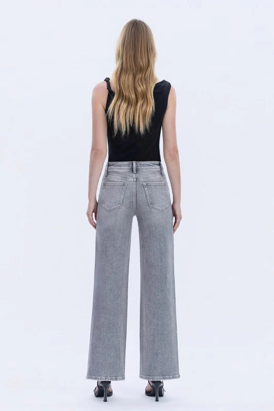 High Rise Wide Leg Jeans