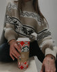 Fair Isle Sweater Jacket