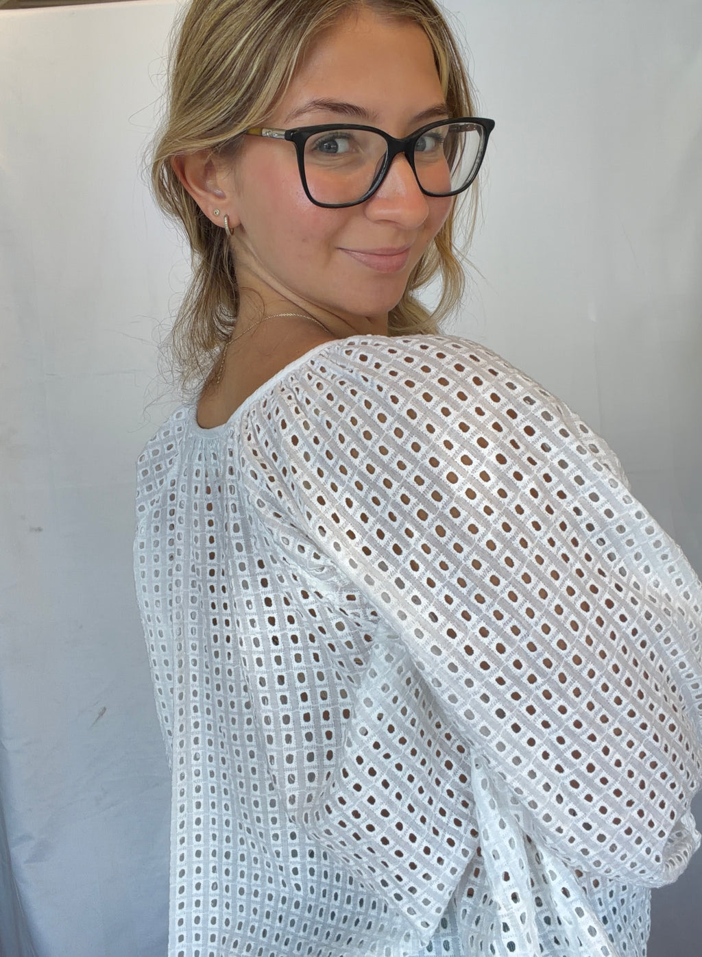 Claire Eyelet Blouse