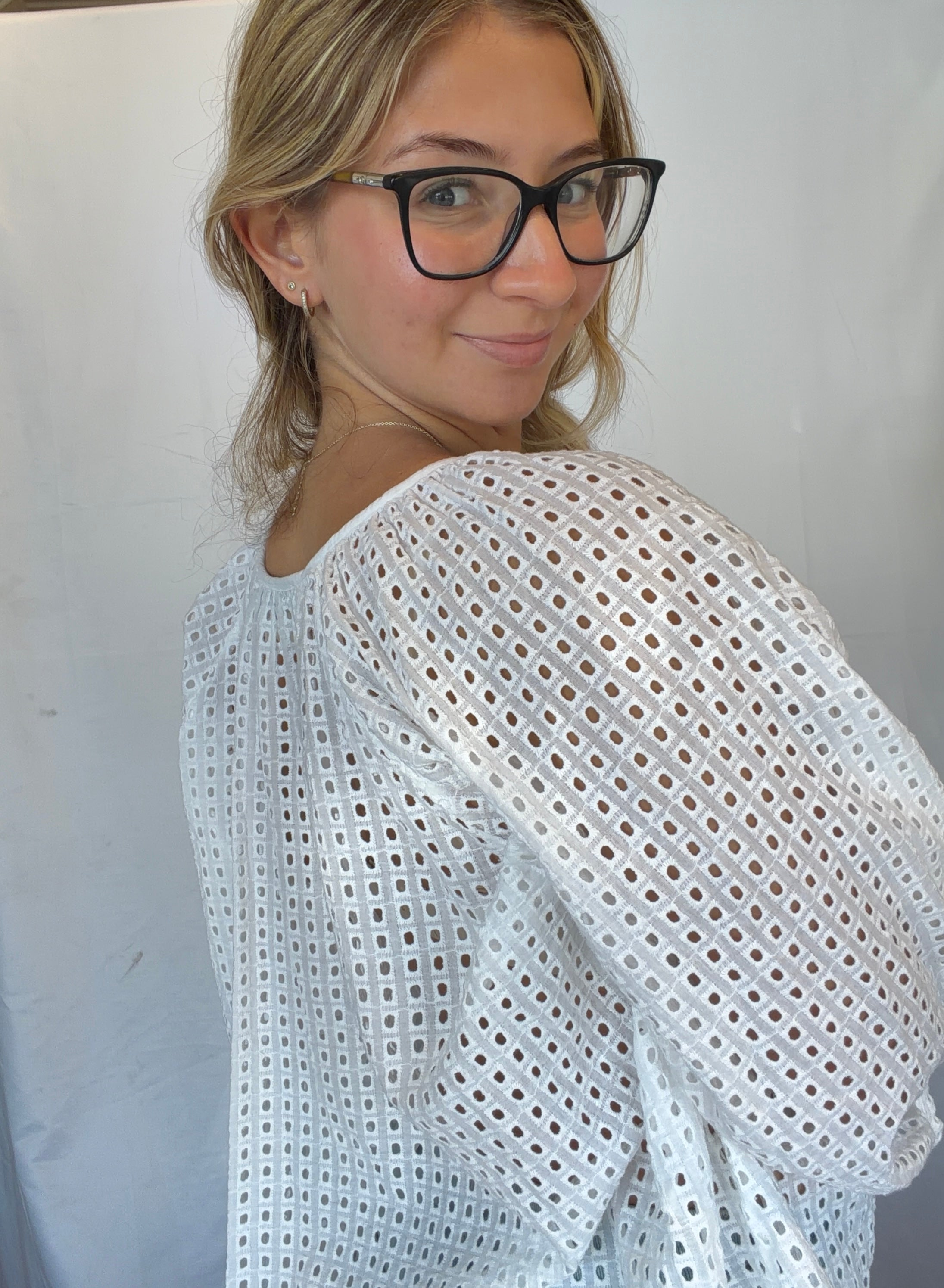 Claire Eyelet Blouse