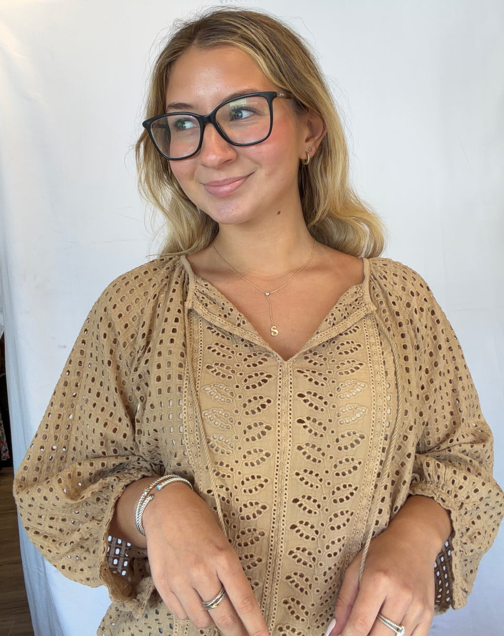 Claire Eyelet Blouse
