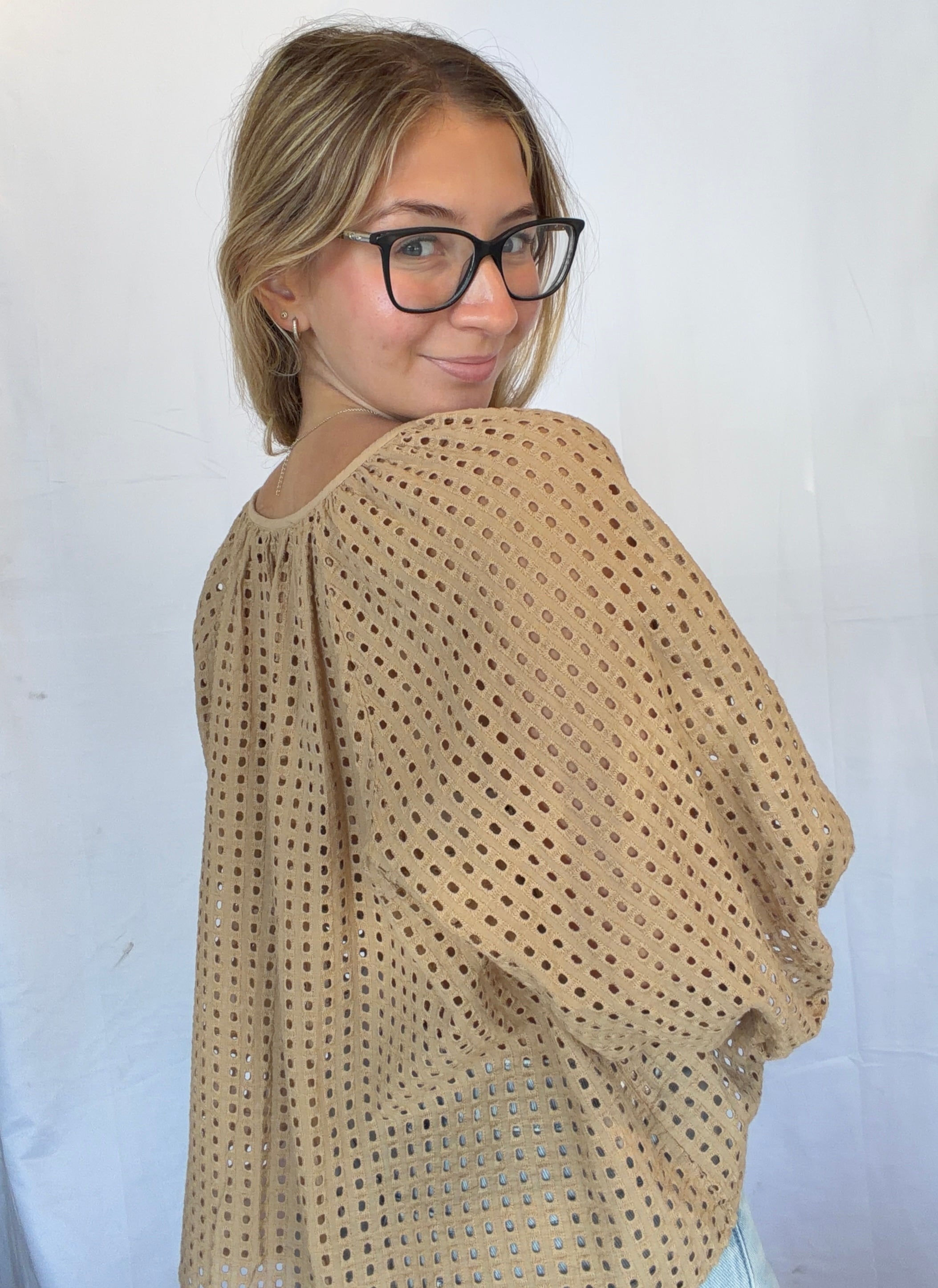 Claire Eyelet Blouse