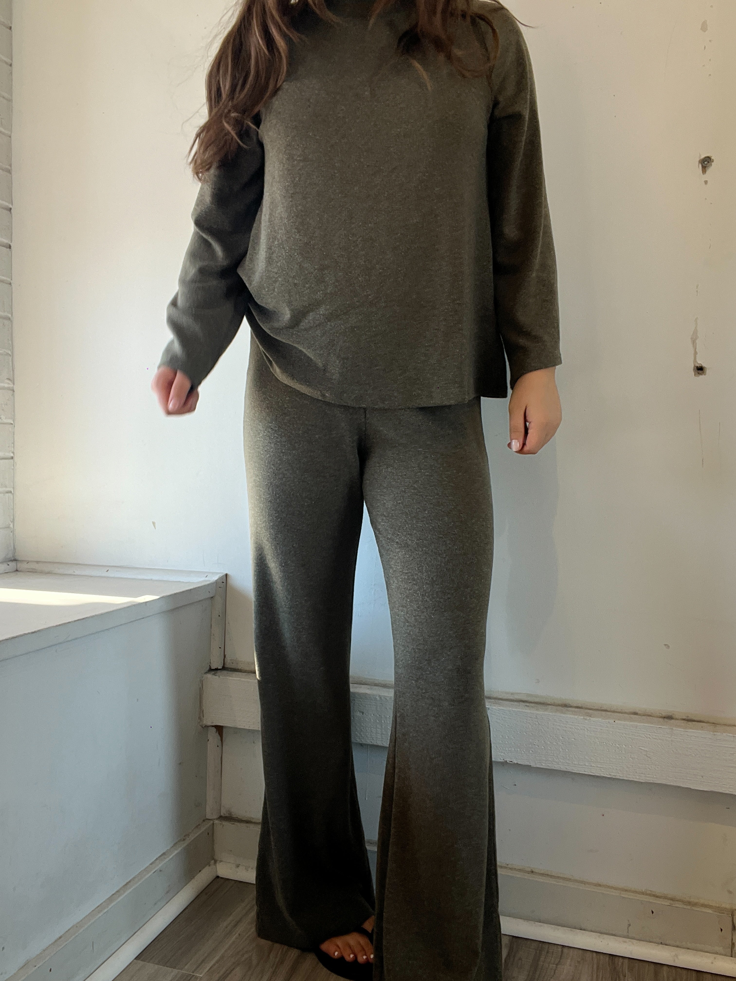 Camille Crew Neck Wide Sleeve Top