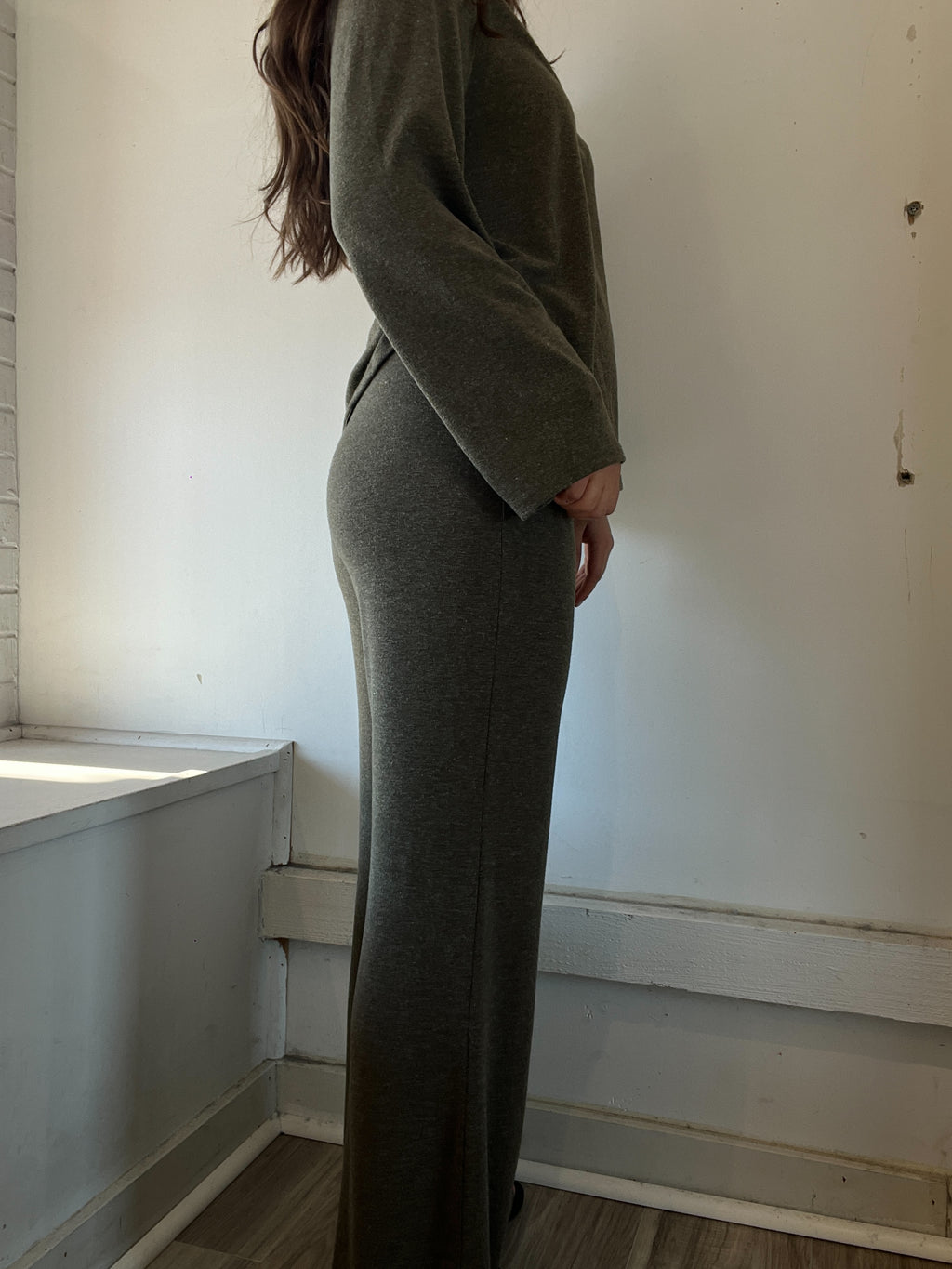 Camille Crew Neck Wide Sleeve Top