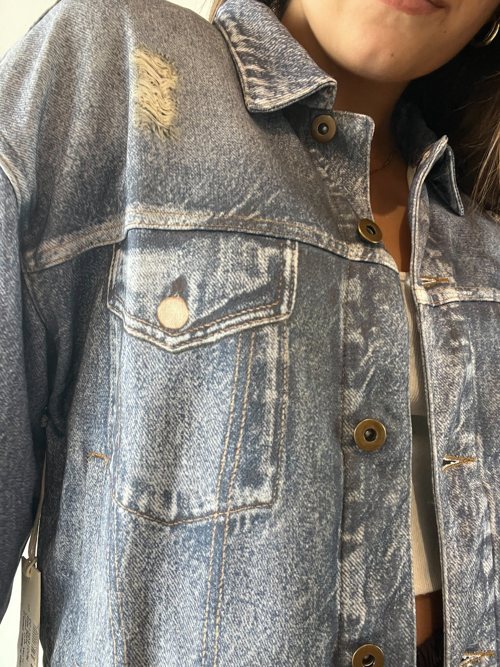 Maddison Fleece Crop Jacket