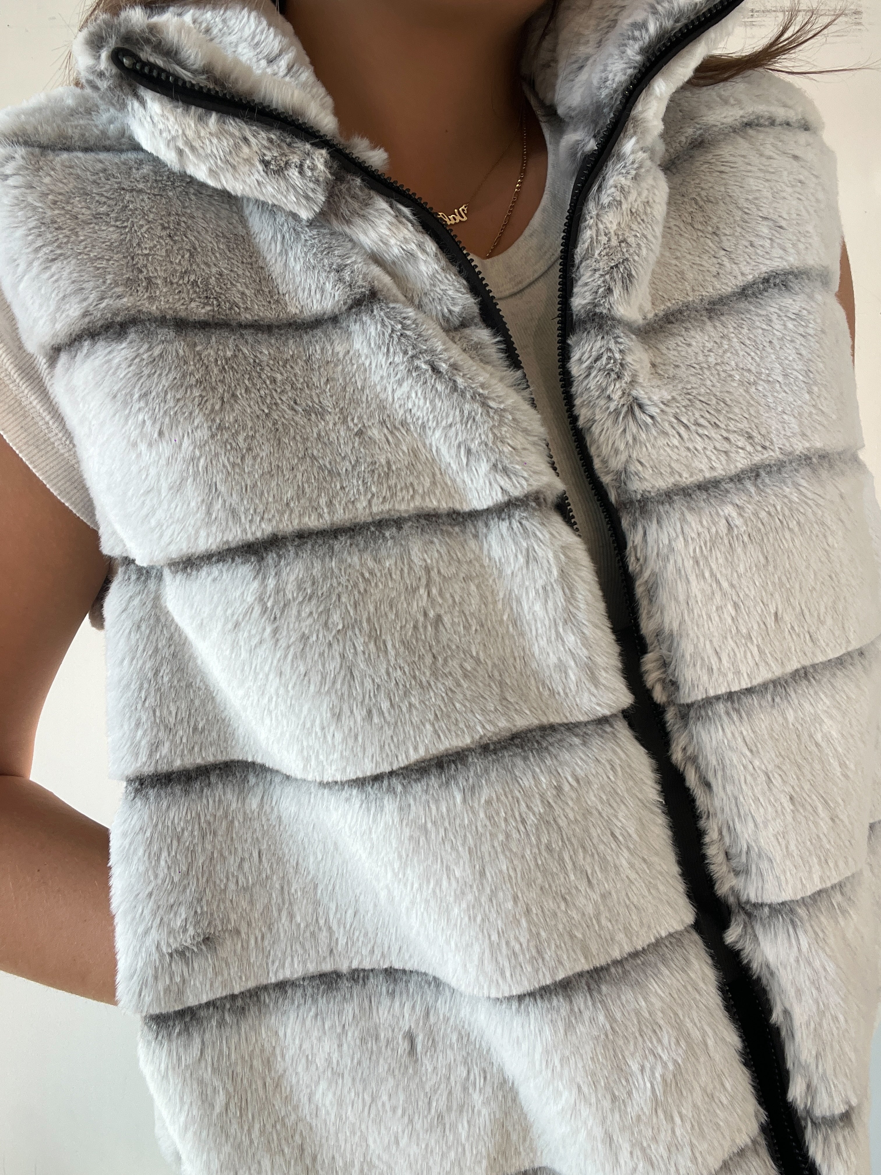 Romina Reversible Fur Vest