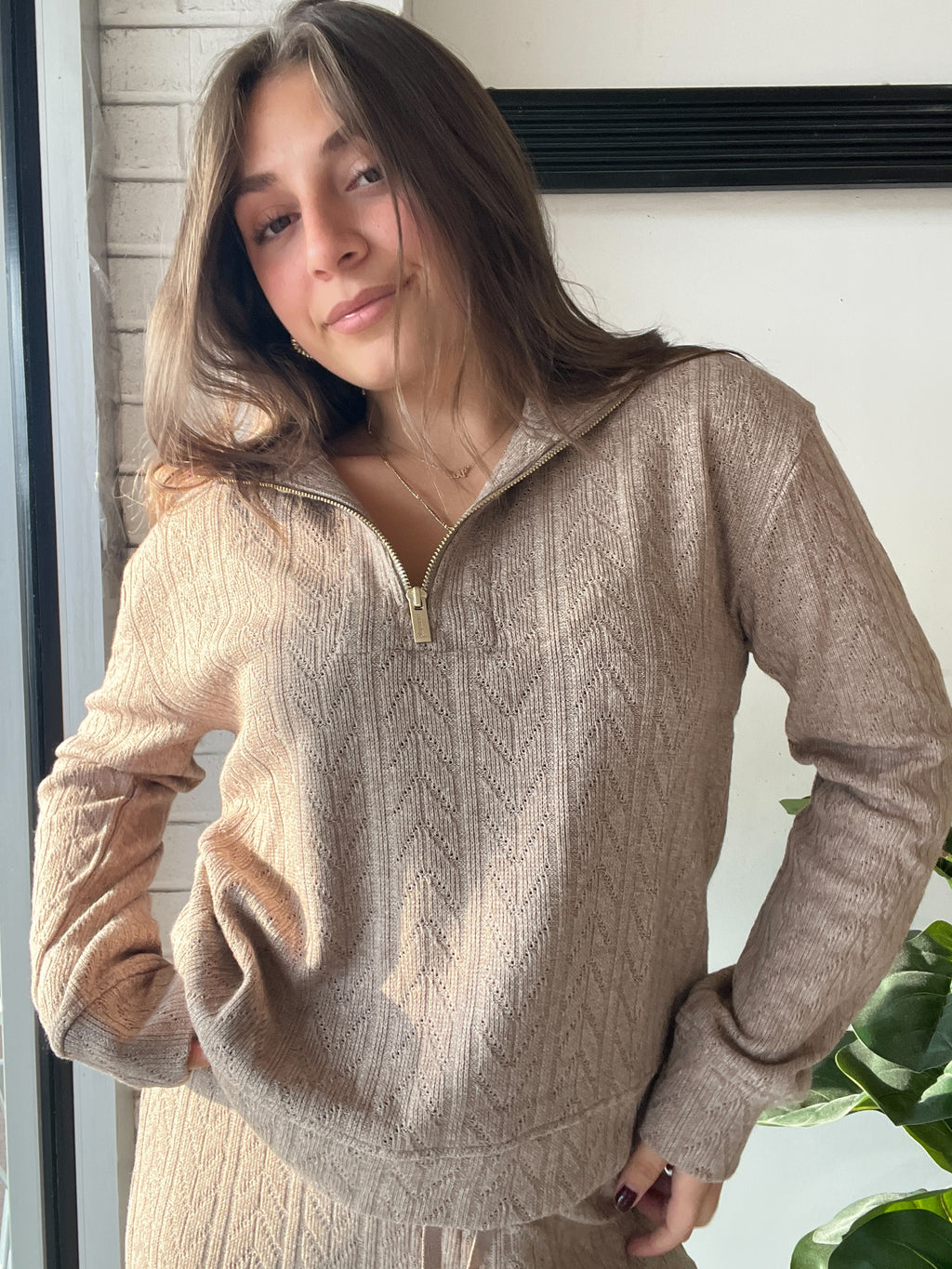 Ashley Sweatersoft Quarter Zip