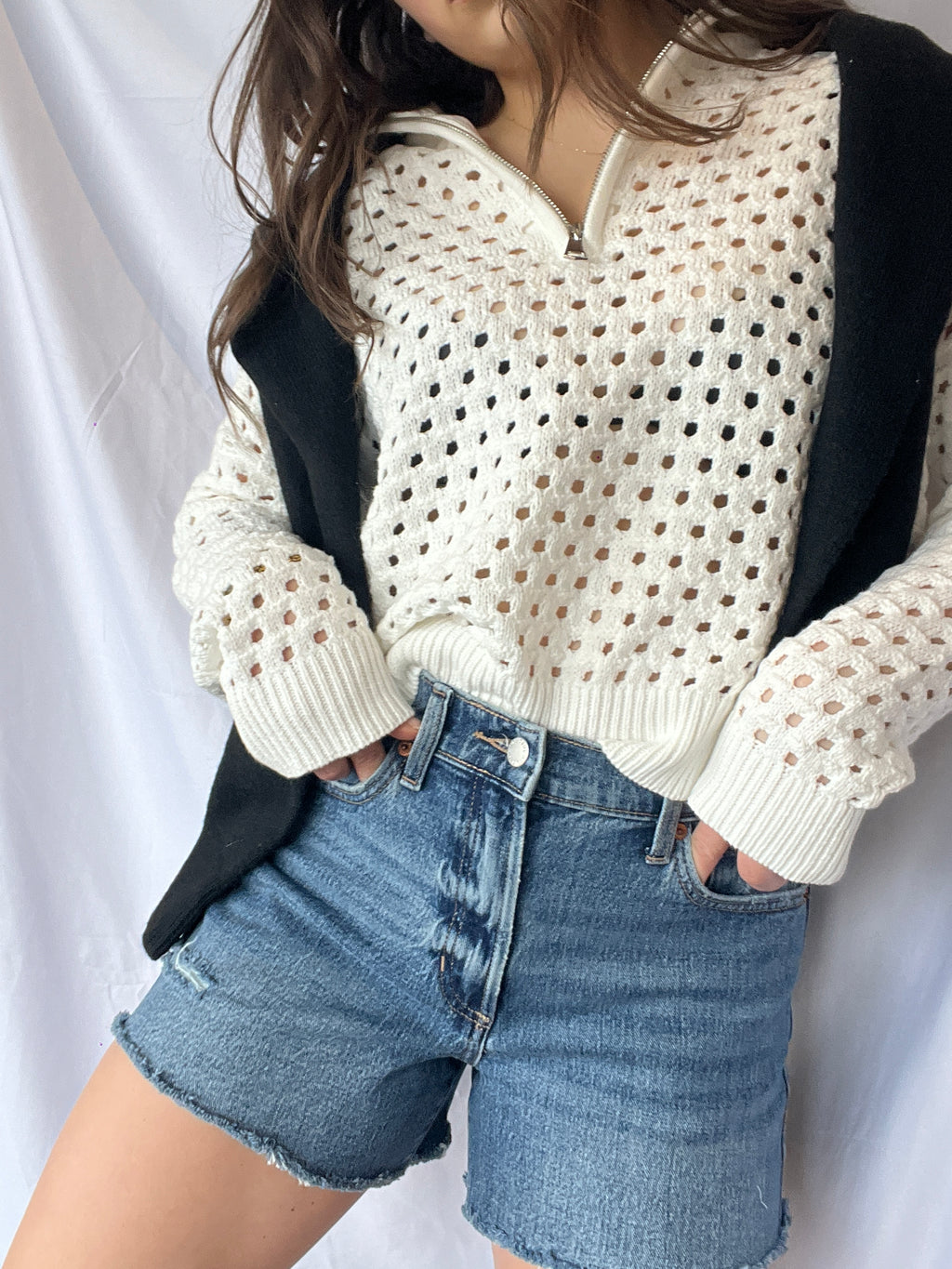 Daisy Crochet Sweater - Clothes Horse