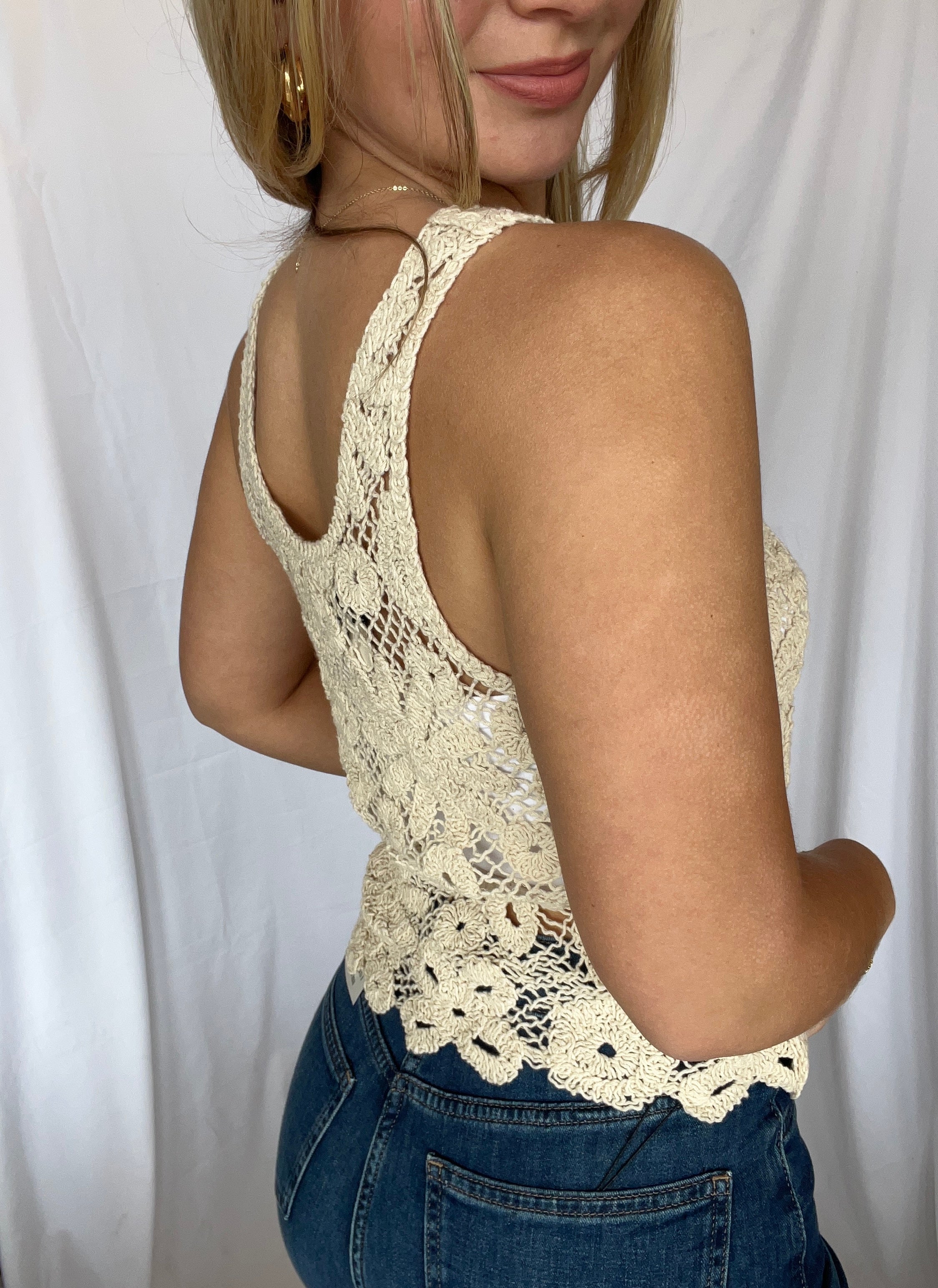 Jordan Crochet Tank - Clothes Horse