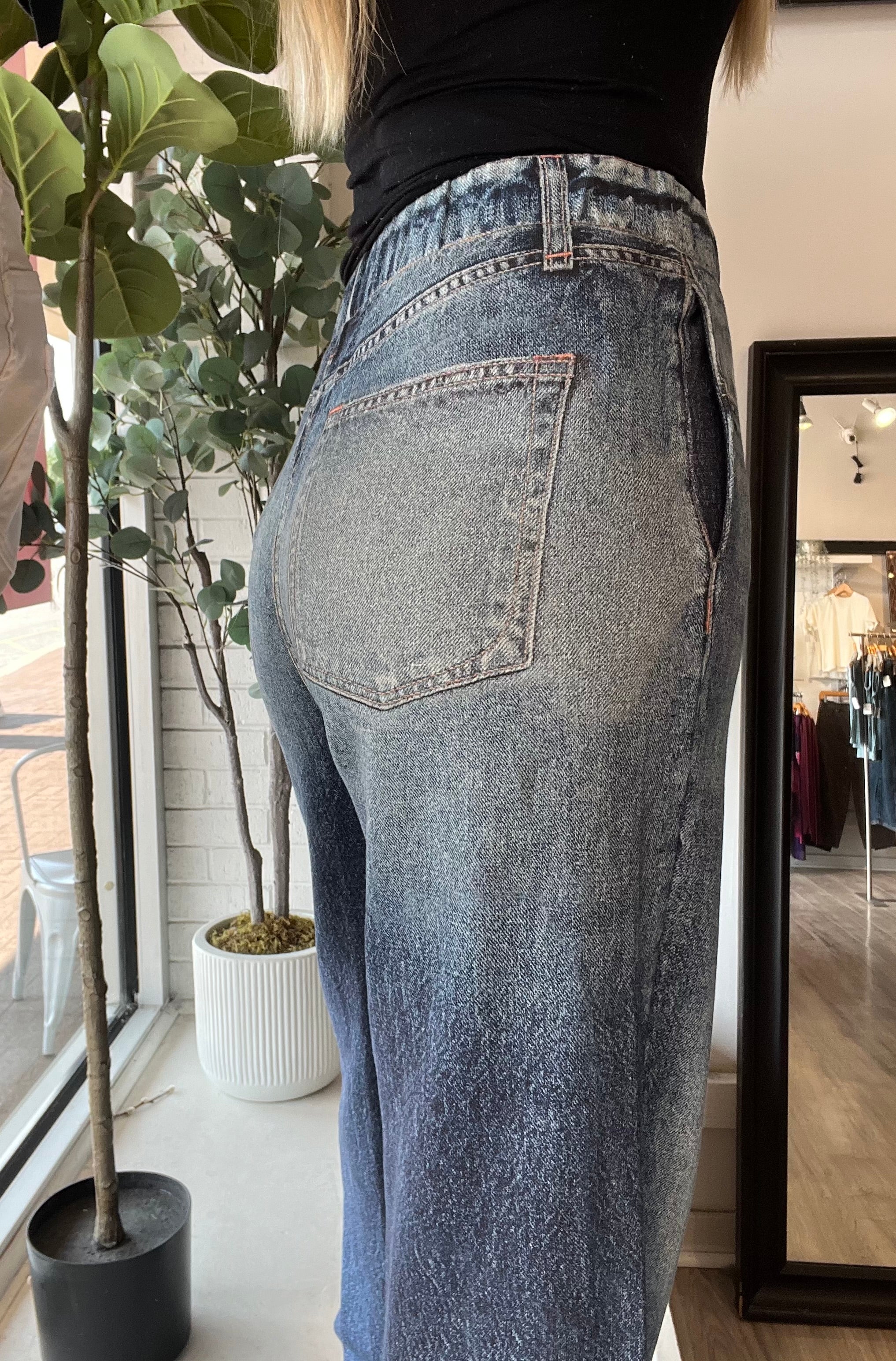 Ember Elastic Waist Jeans