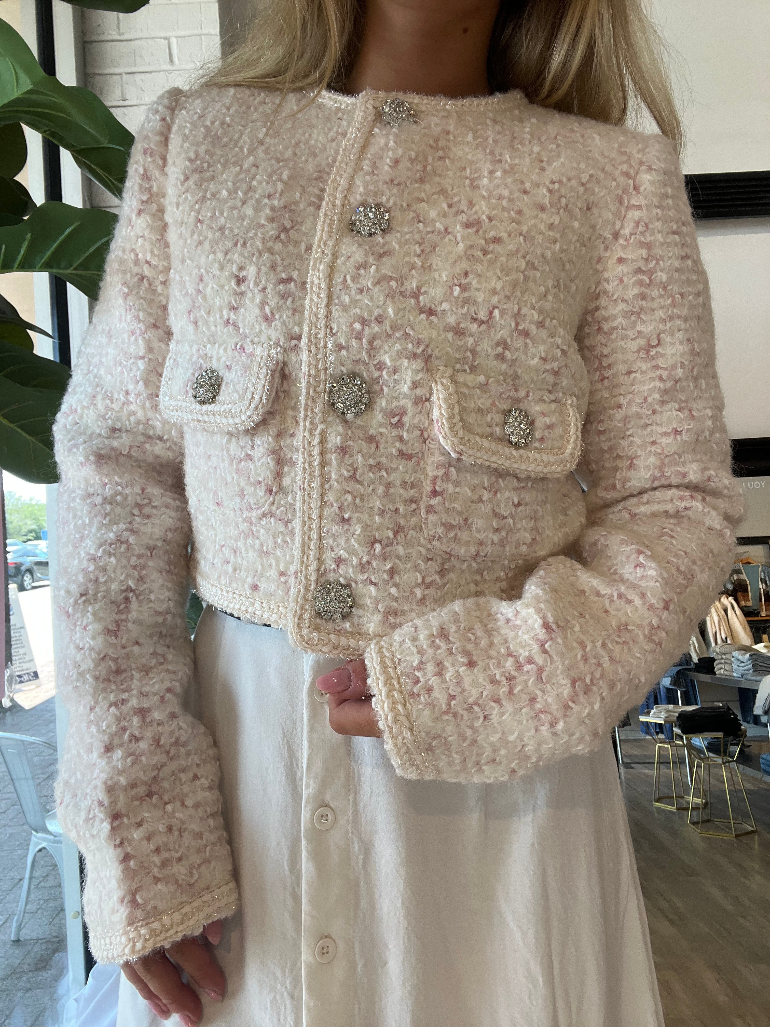 Boucle Cropped Jacket