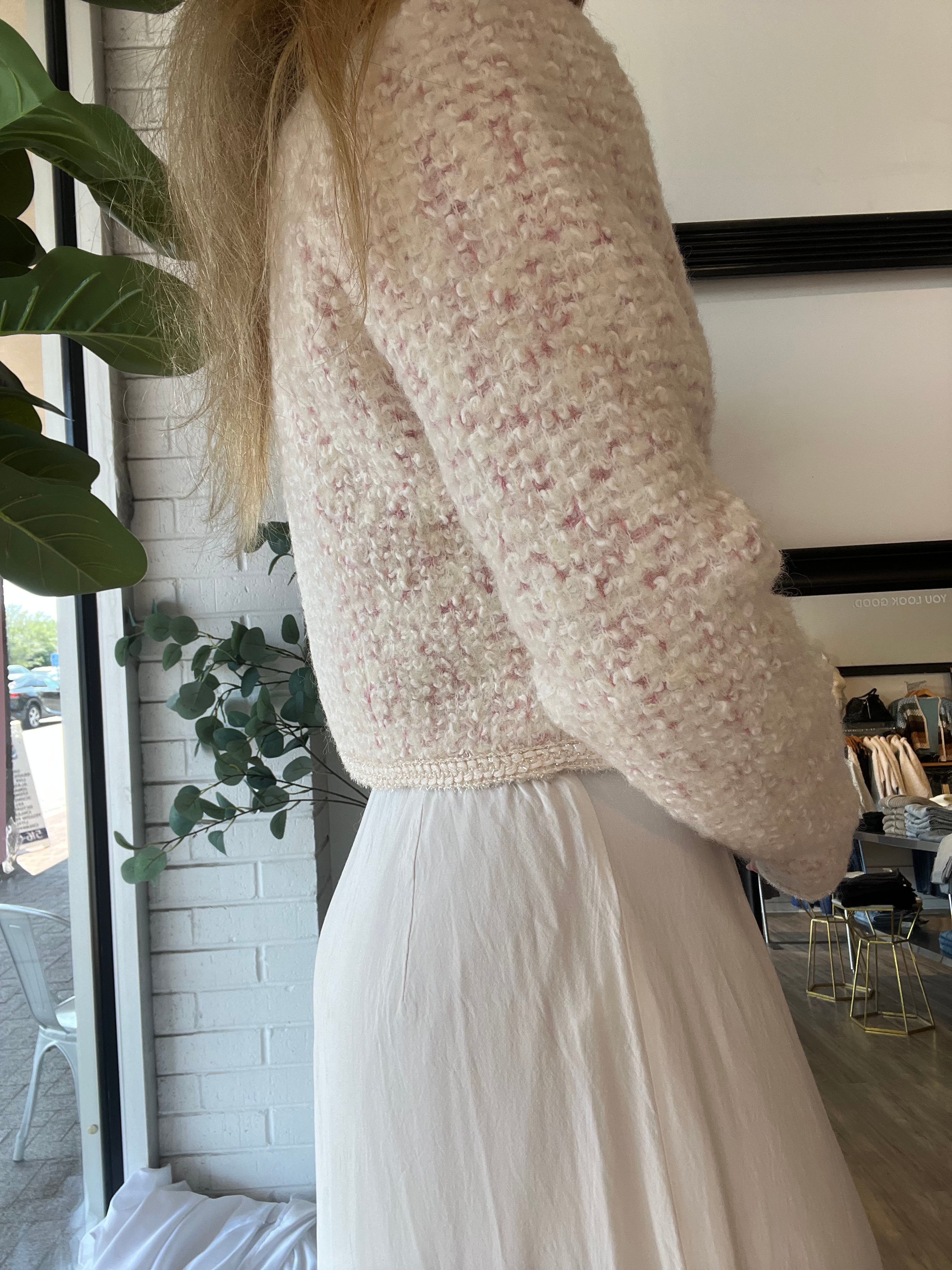 Boucle Cropped Jacket