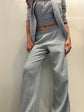 Smocked Waist Wide Leg Pant