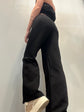 Smocked Waist Wide Leg Pant