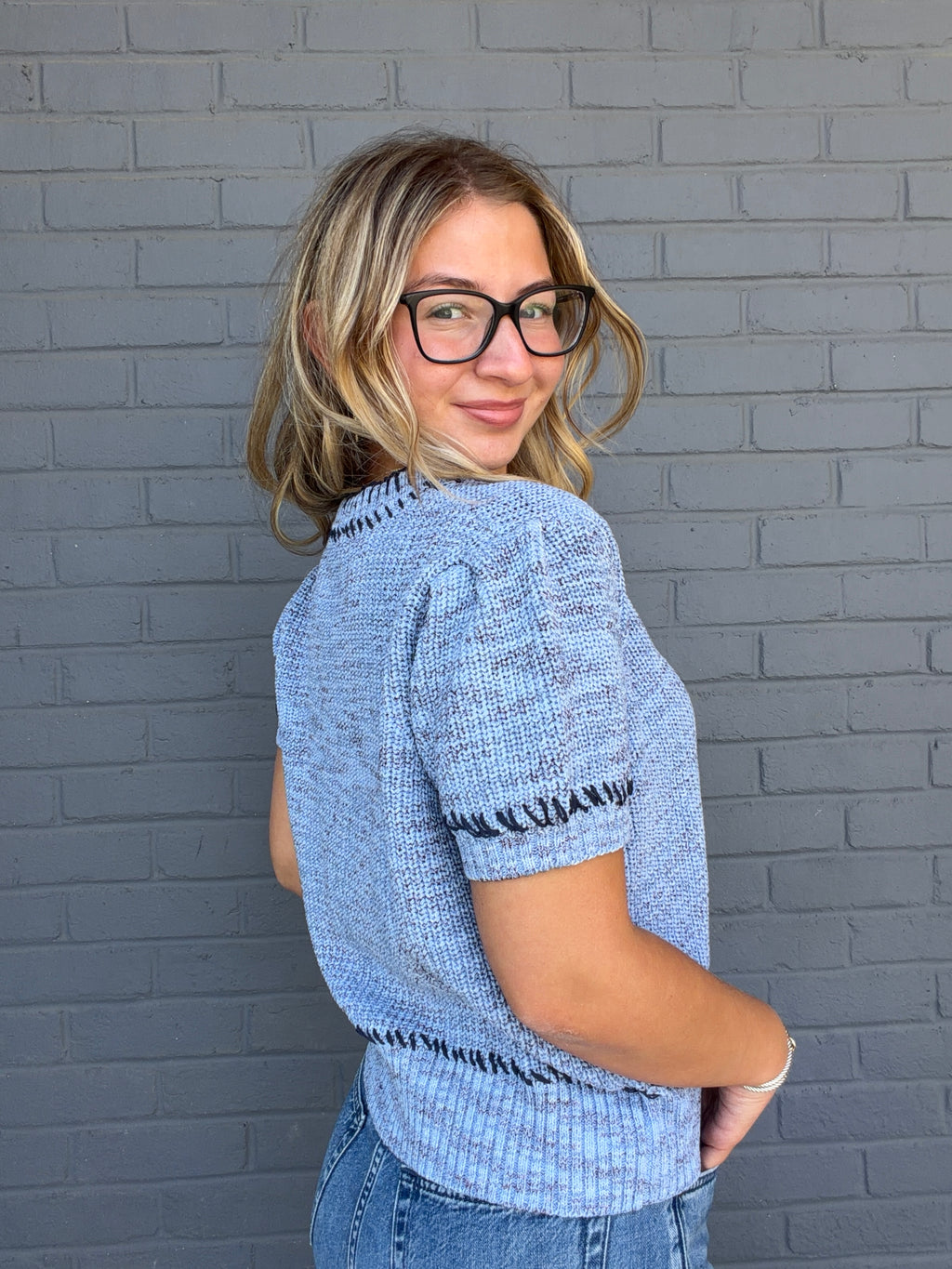Short Sleeve Gia Cardigan