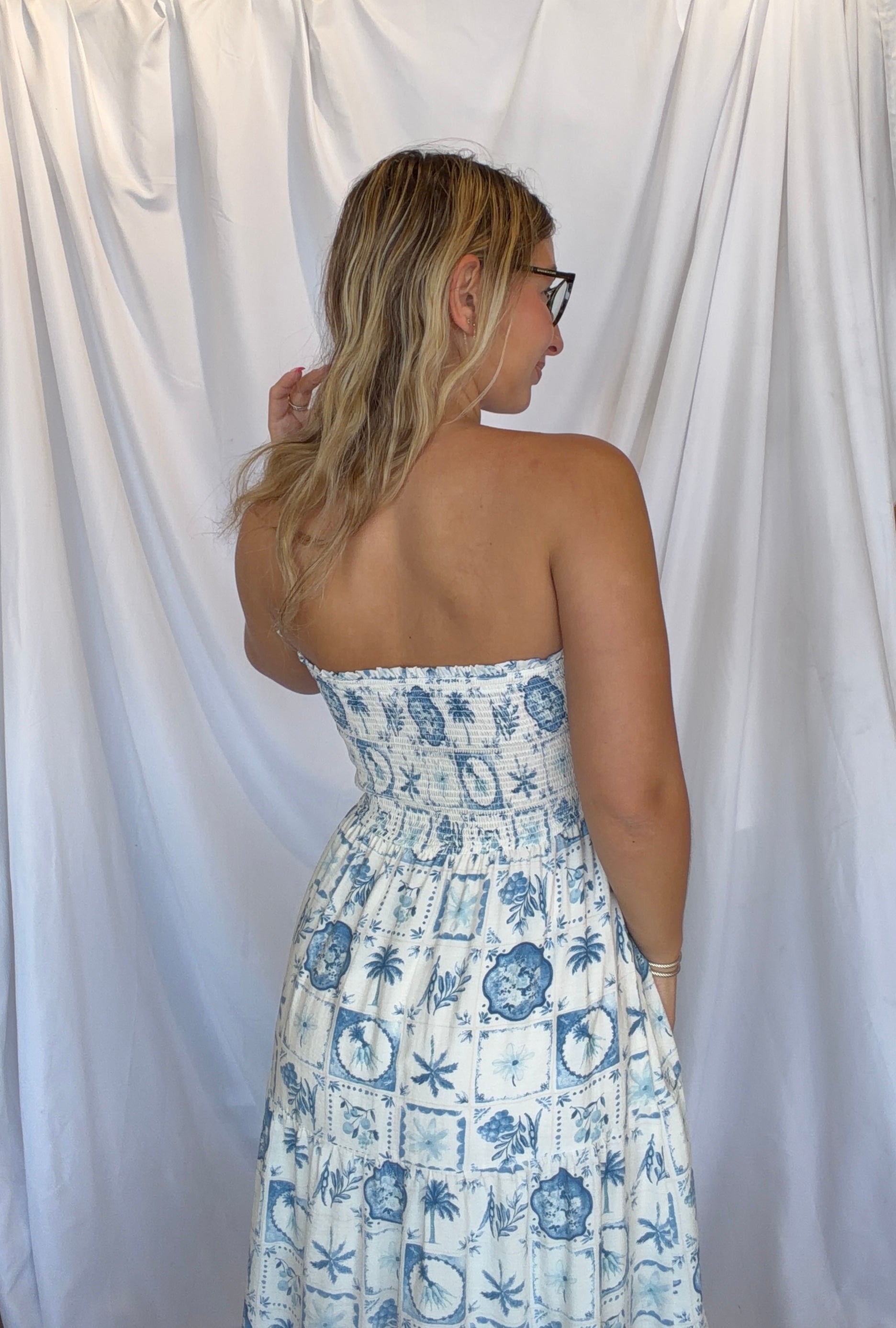 Plant Motif Dress