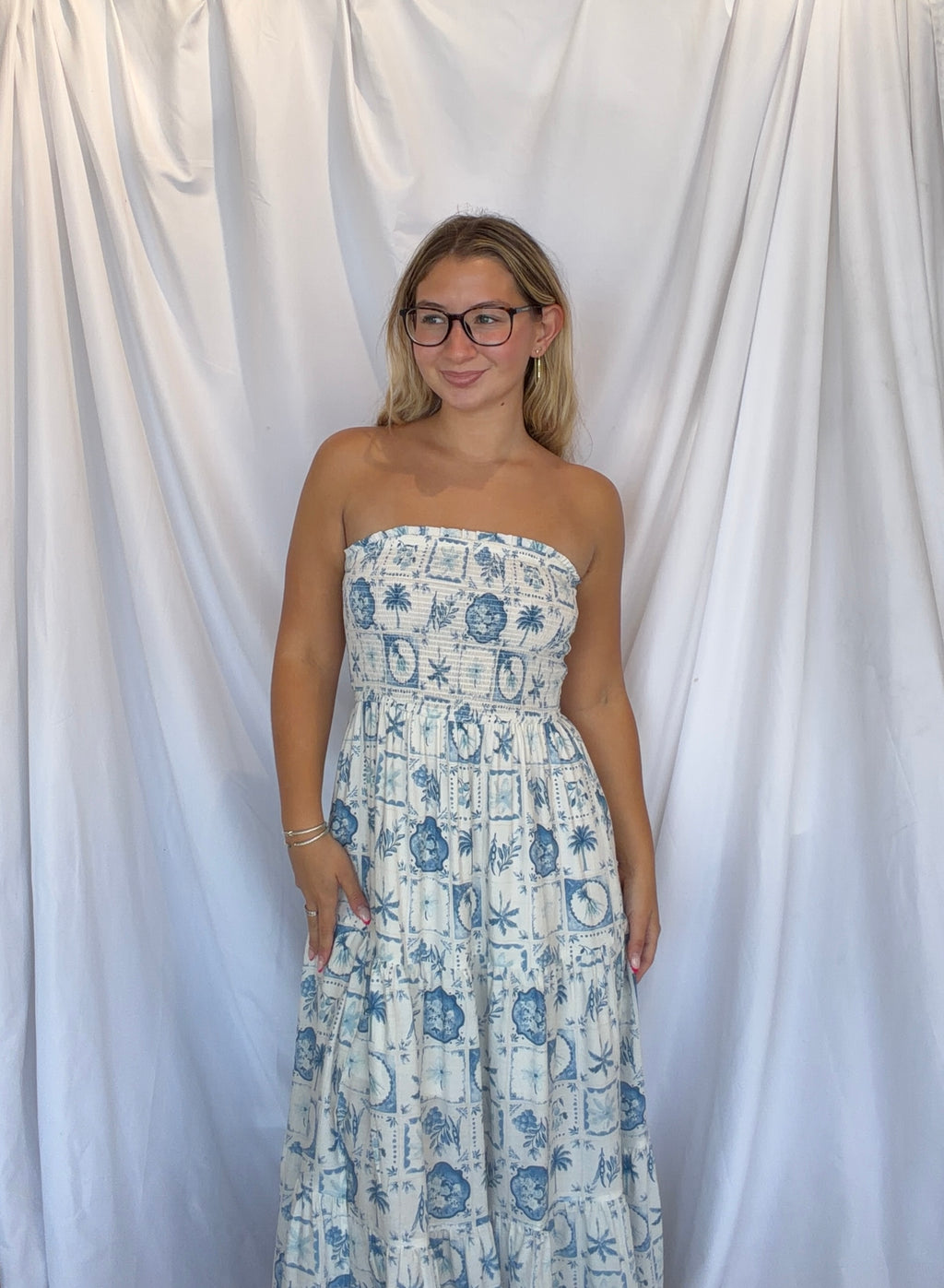 Plant Motif Dress