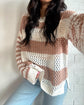 Netted Stripe Sweater