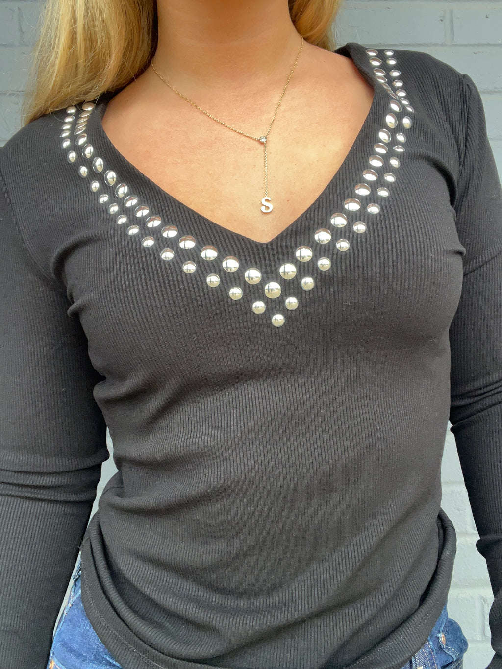Nolan Studded Top
