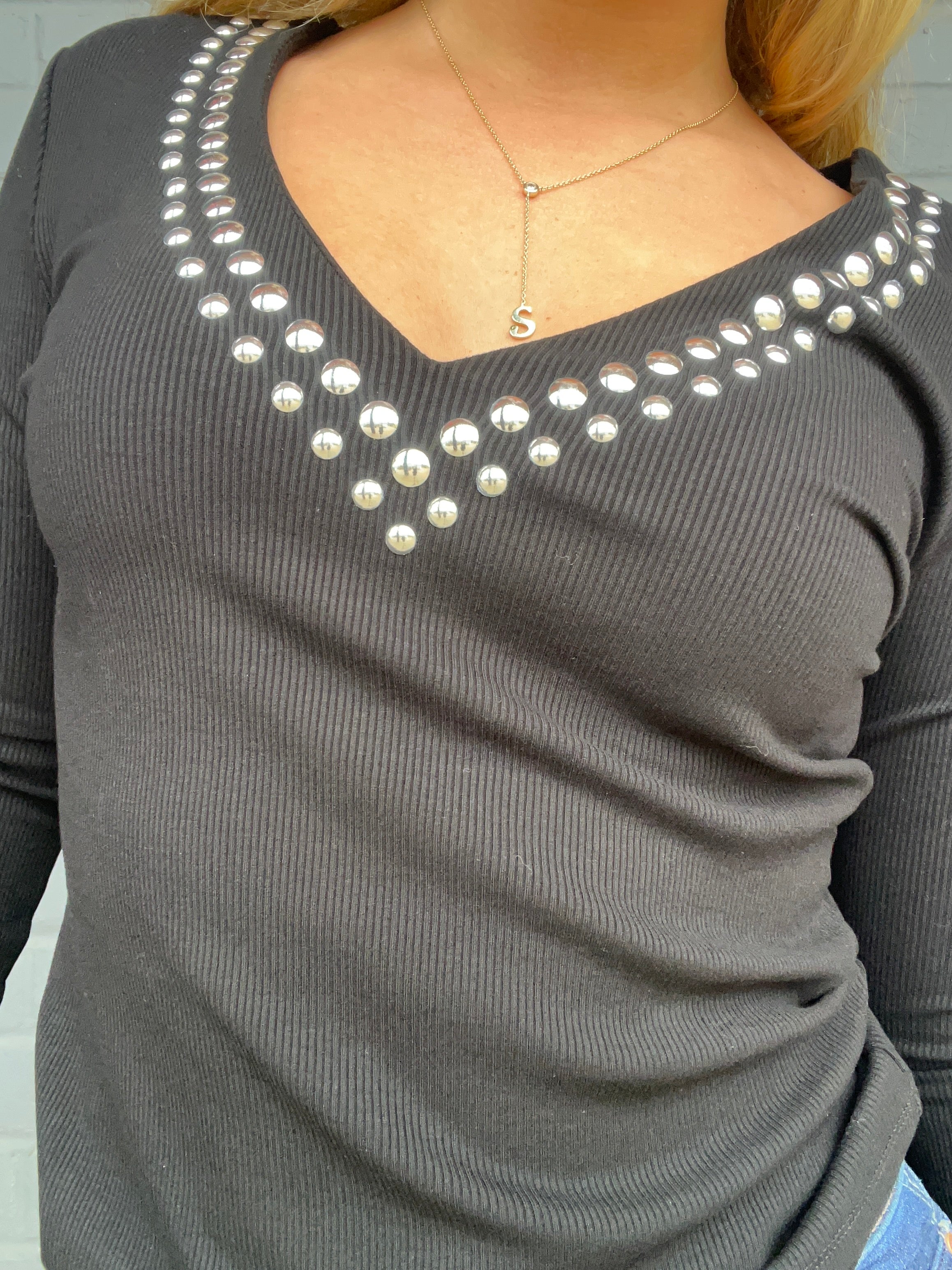 Nolan Studded Top
