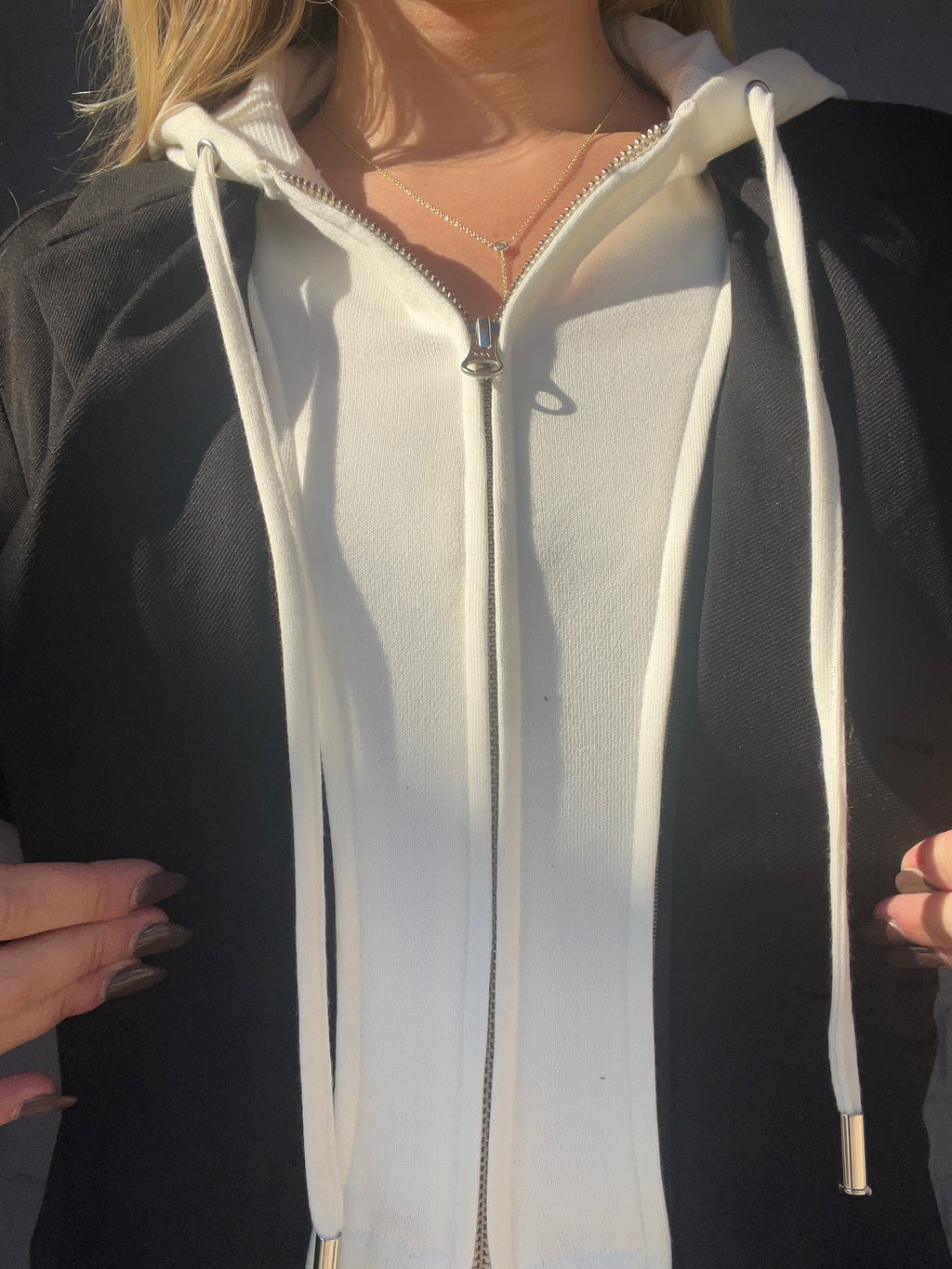 Cropped Fitted Dickey Jacket